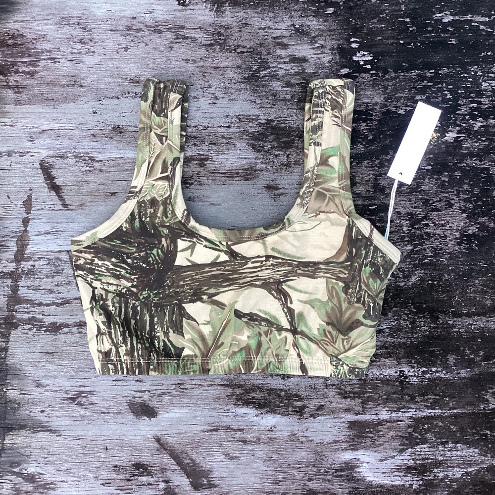 arq underwear ORGANIC cotton full coverage BRA camo